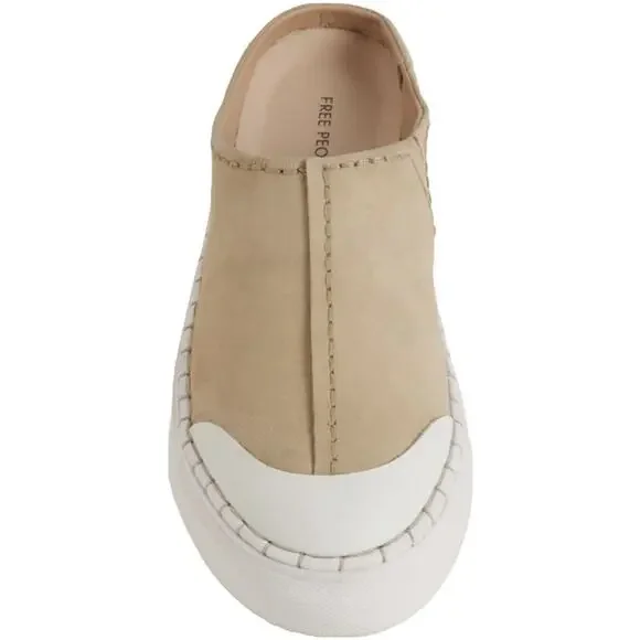 FREE People Juno‎ Slip On Sport Sneakers Cafe Suede Size 9 Beige Shoes - Picture 4 of 7